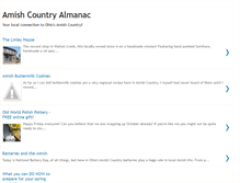 Tablet Screenshot of amishcountryalmanac.com
